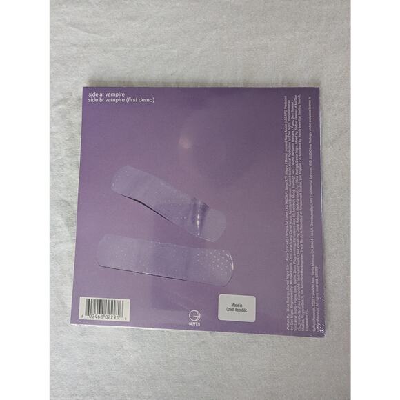 Olivia Rodrigo Vampire 7" Vinyl New Sealed Neon Violet - Picture 2 of 7